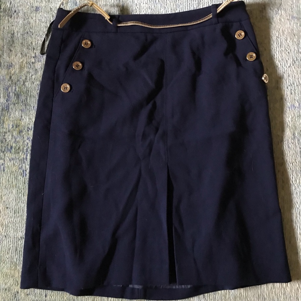 Jones New York Collection size 6 Navy skirt NWT